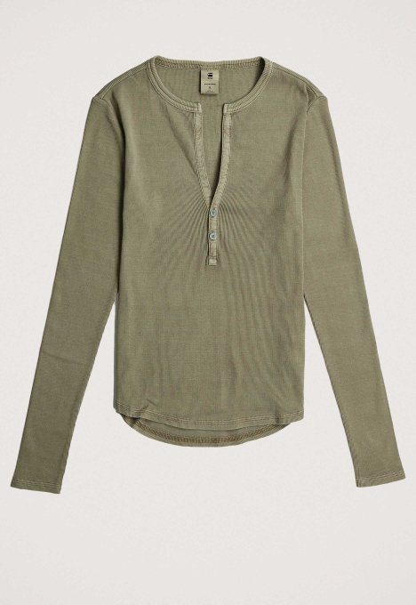 Deep V-Neck Slim Top