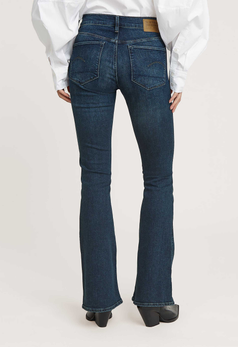 3301 Mid Waist Flared Jeans