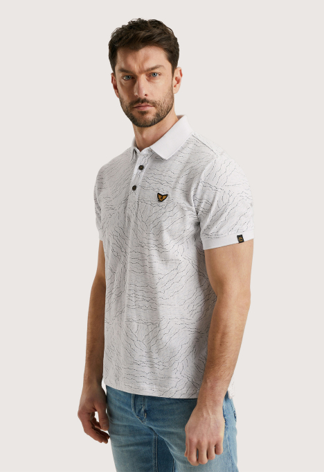All-over Piqué Polo