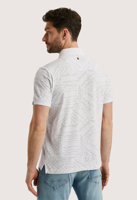All-over Piqué Polo