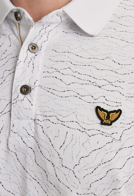 All-over Piqué Polo