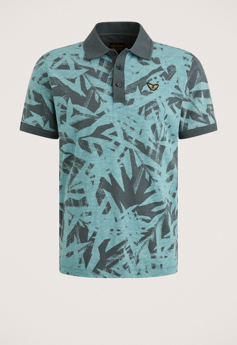 All-over print polo