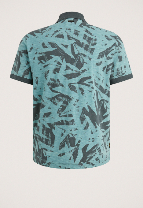 All-over print polo
