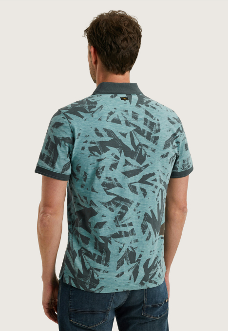 All-over print polo