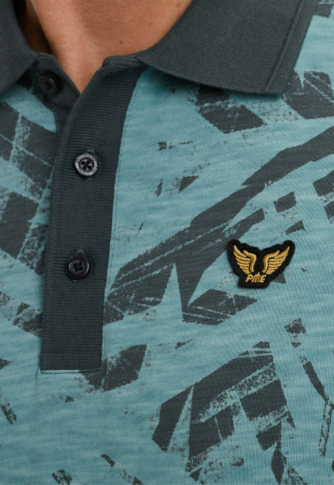 All-over print polo