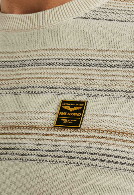 Structured Stripe Trui