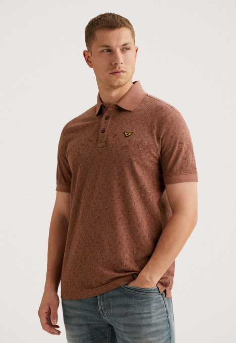 Allover Print Polo