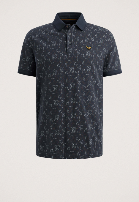 Allover Print Polo