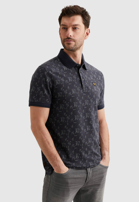 Allover Print Polo