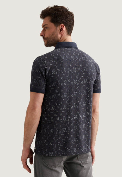 Allover Print Polo