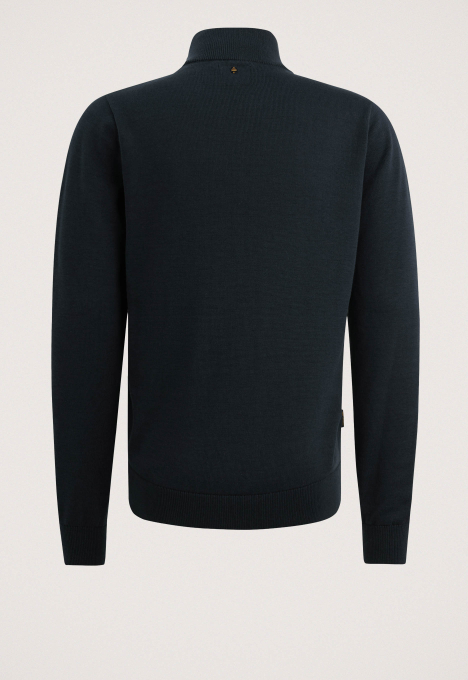 Cotton/Modal Half Zip Trui