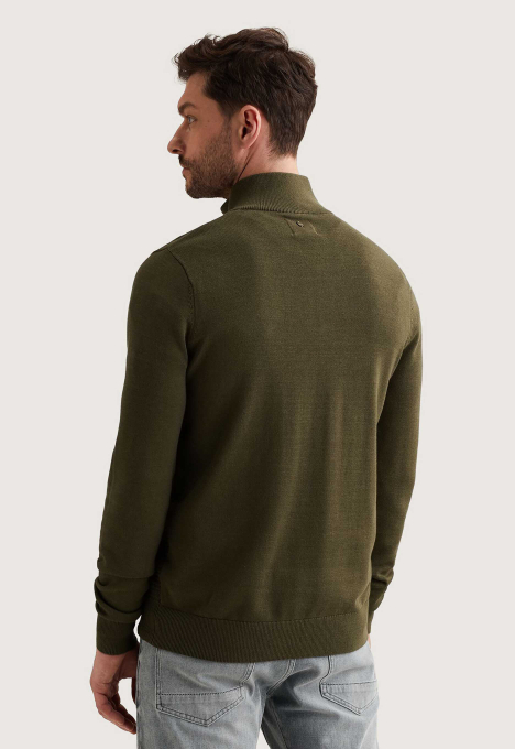 Cotton/Modal Half Zip Trui