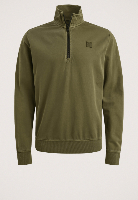 Terry Half Zip Sweater