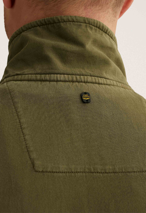 Terry Half Zip Sweater