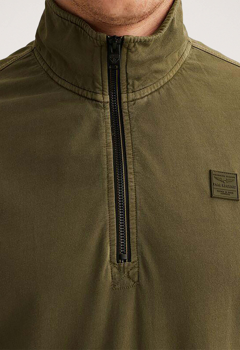 Terry Half Zip Sweater