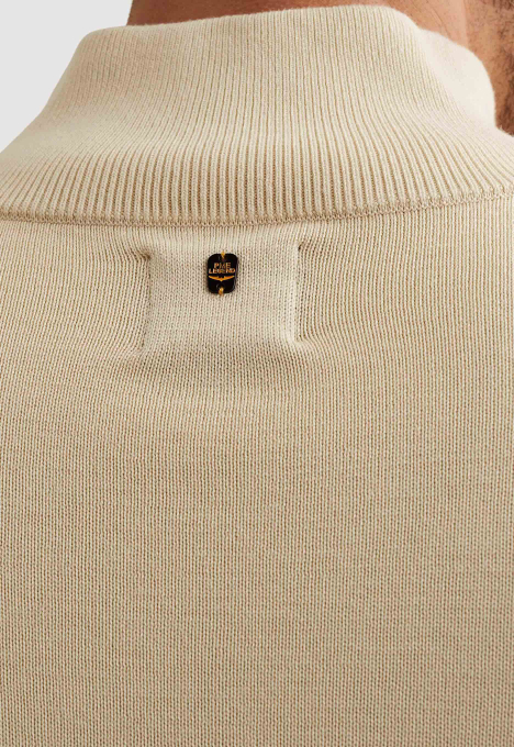 Cotton/Modal Half Zip Trui