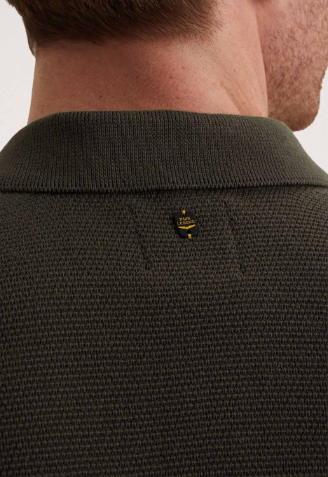Waffle Structure Polo