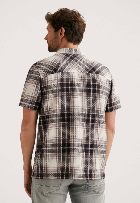 PSIS2603262 Short Sleeve Shirt Waffle Bi