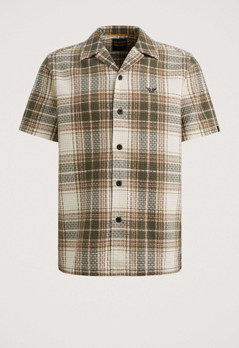 PSIS2603262 Short Sleeve Shirt Waffle Bi