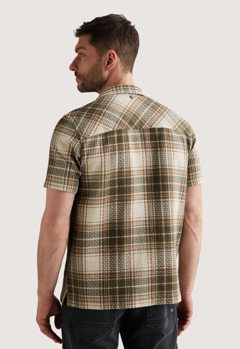 PSIS2603262 Short Sleeve Shirt Waffle Bi