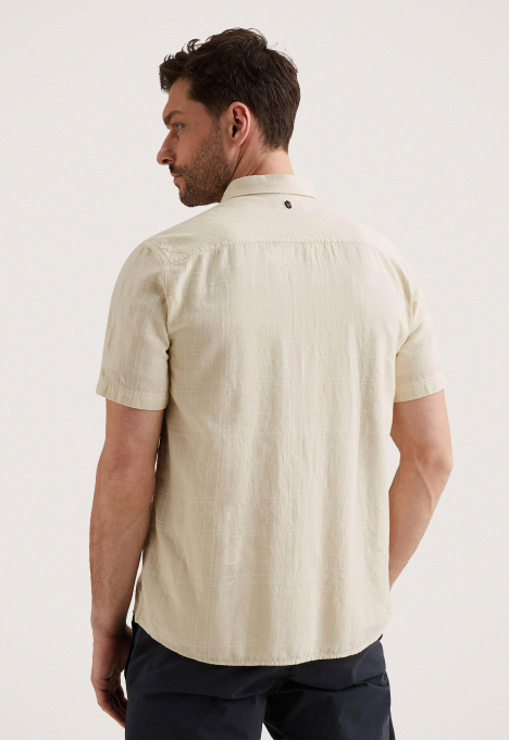 PSIS2603256 Short Sleeve Shirt Slubgrid