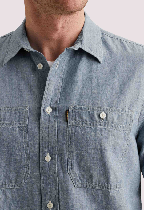 PSIS2603271 Short Sleeve Shirt Ctn/Linen