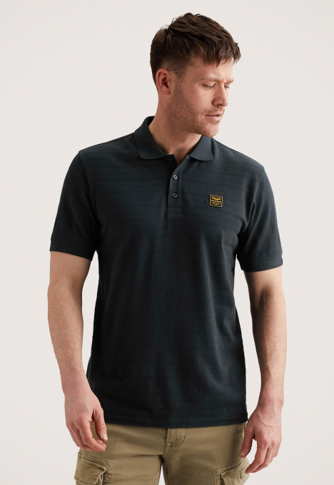 Jaqcuard Stripe Polo