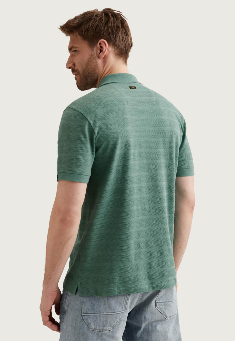 Jaqcuard Stripe Polo