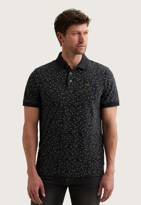 Allover Print Polo