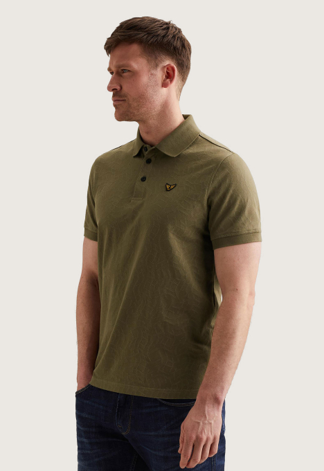 Allover Jacquard Polo