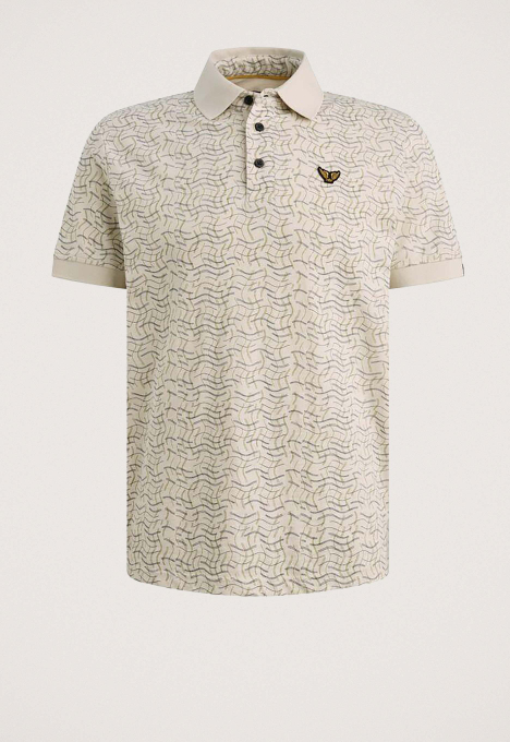 Allover Print Polo