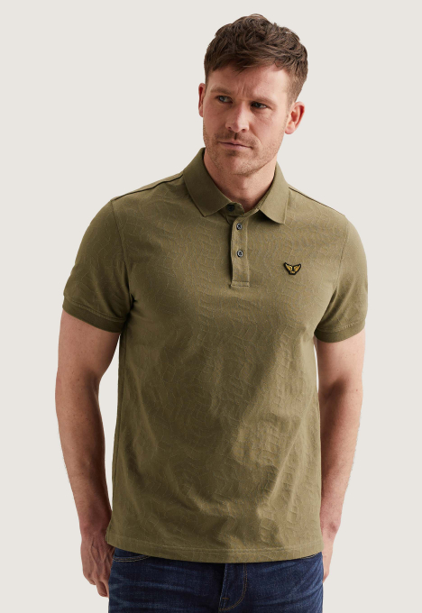 Allover Jacquard Polo