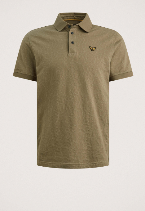 Allover Jacquard Polo