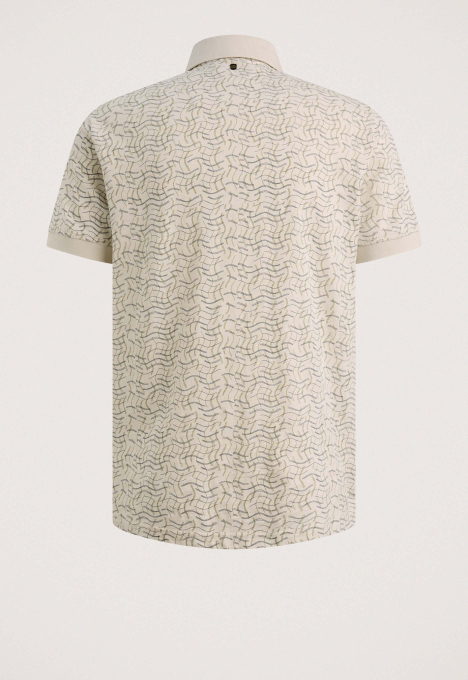 Allover Print Polo