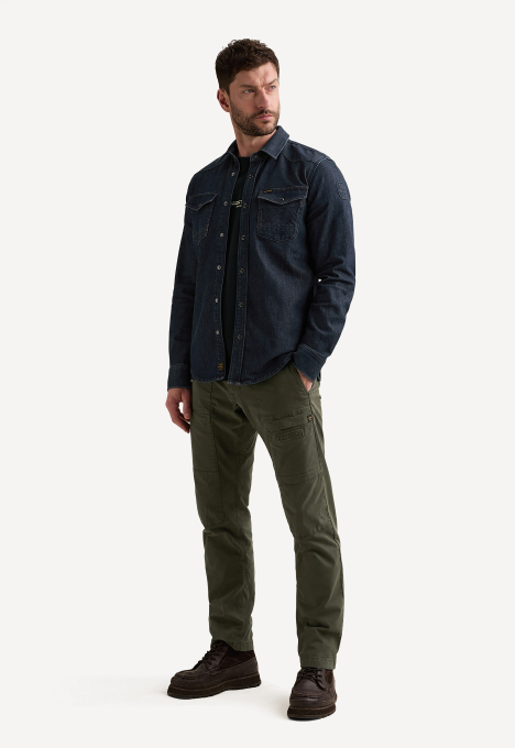 Denim Badge Overhemd