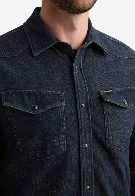 Denim Badge Overhemd