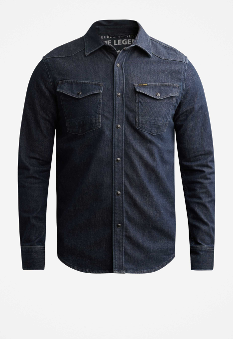 Denim Badge Overhemd