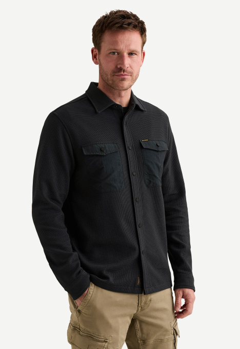 Waffle Jersey Overhemd