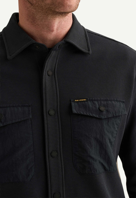 Waffle Jersey Overhemd