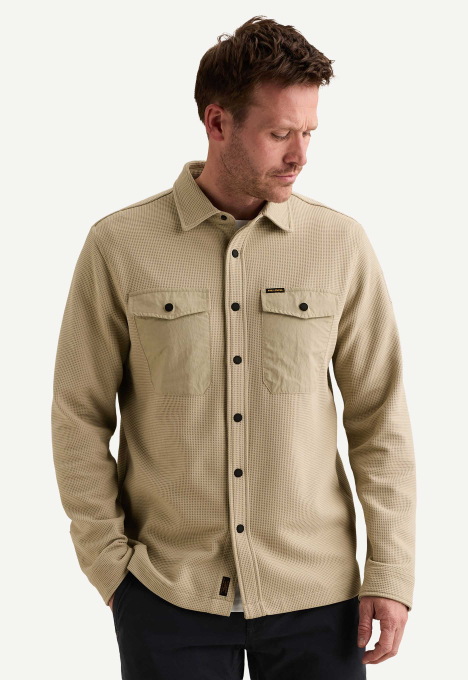 Waffle Jersey Overhemd