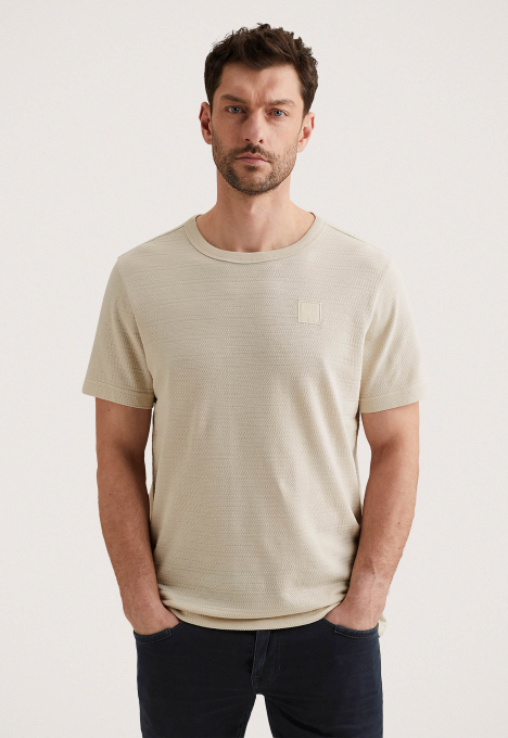 Jacquard Striped T-shirt