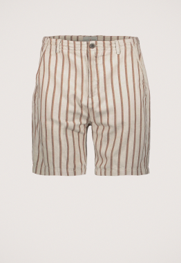 Linnen Stripe Chino Short