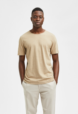 Morgan Stripe O-neck T-shirt