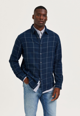 Reg Mel Check Overshirt