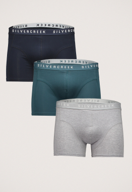3 Pack Solid Boxershorts