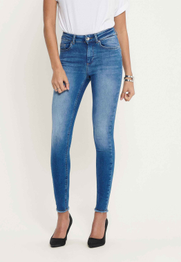 Blush Midwaist Skinny Jeans
