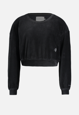 Velvet Rib Scoop Neck Sweater