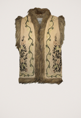 Embroidered co.  Gilet 