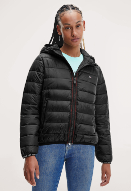 Quilted Tape Hooded Jas