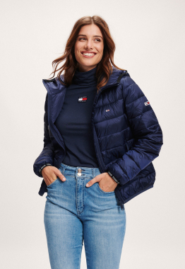 Quilted Tape Hooded Jas